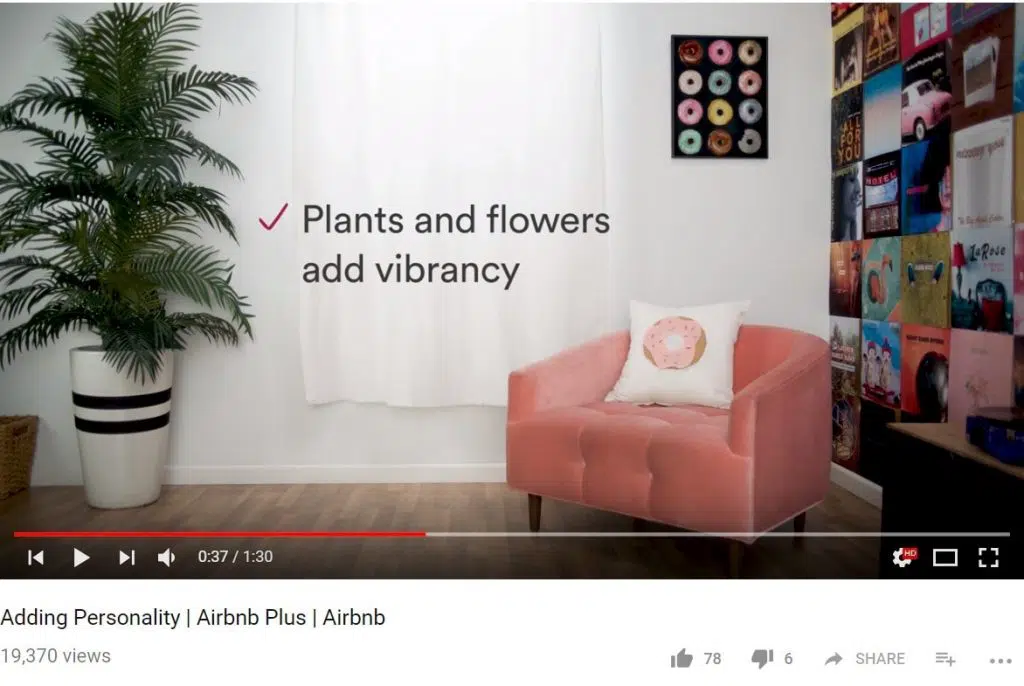 Airbnb video about personality on Airbnb plus