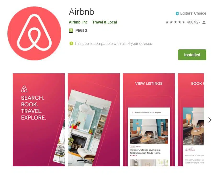 airbnb aplikacija